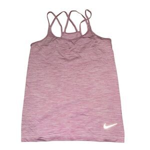 Nike women’s pink activewear tank top small #741